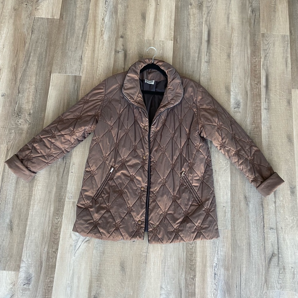 Oversized quilted jacket